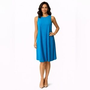 Polo Ralph Lauren Dress L Large 10 12 14 Oasis Blue A Line Washable NWT NEW